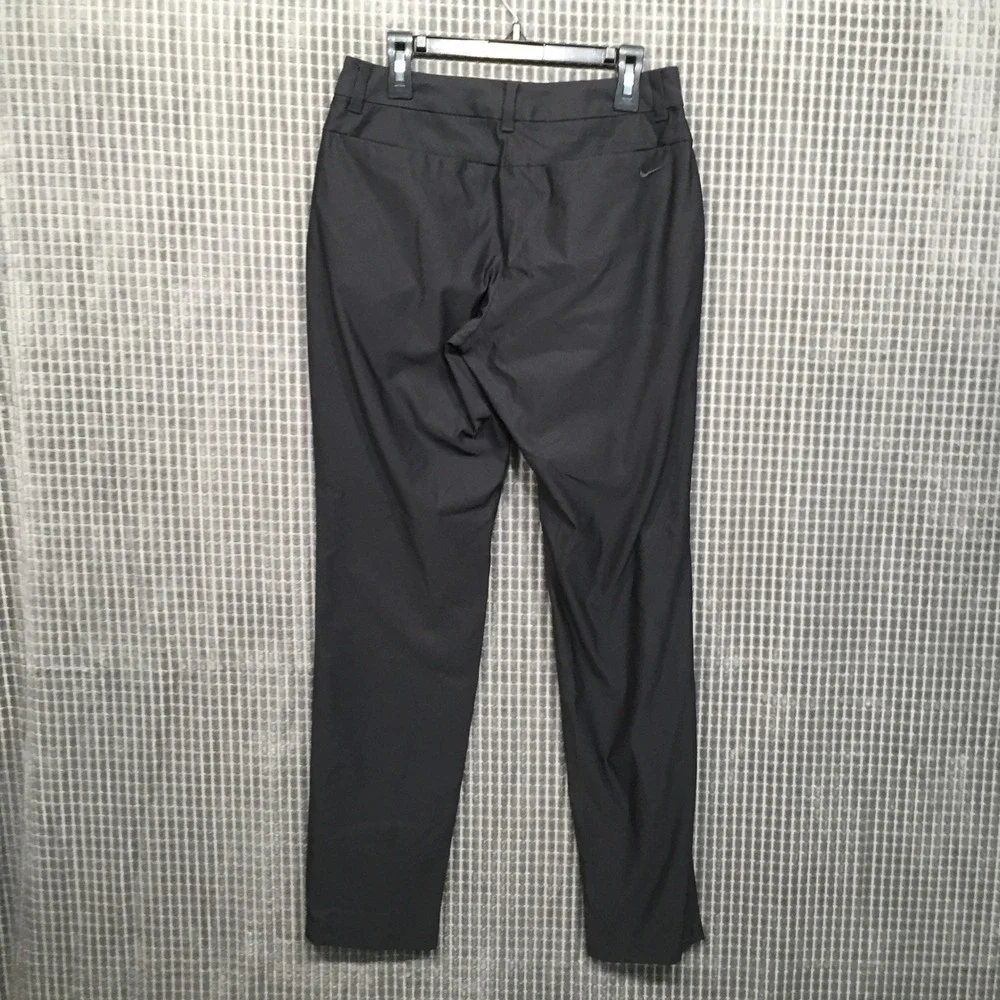 Nike Womens Golf Pants Dri-FIT Slim Fit Size 2 Black‎